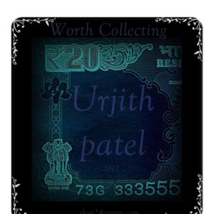 2017 Telescopic Fancy 20 Rupee UNC Note Sign by Urjith Patel
