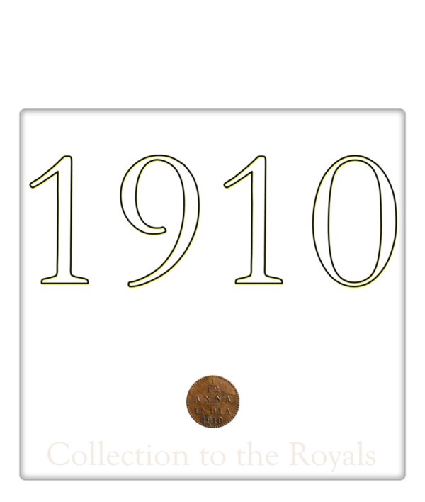1910 1/12 Twelve Anna  British India King Edward VII  
