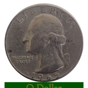 1965 Quarter Dollar D Washington United States of America