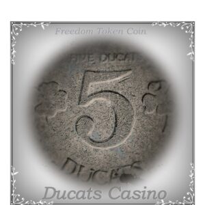 5 Ducats - Big Token Coin Old Vintage Collection 