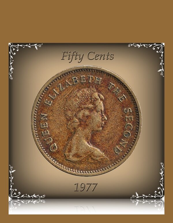 1979 50 Cents Queen Elizabeth The Second Hong - Kong 