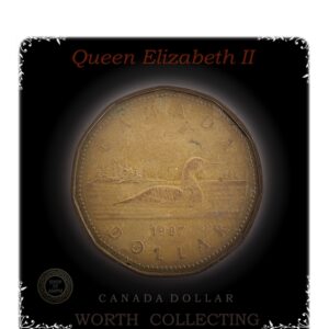 1987 Canada Dollar - Queen Elizabeth II Collection to the Royals