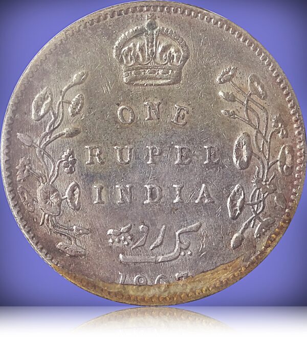 1907 1 Rupee British India King Edward VII