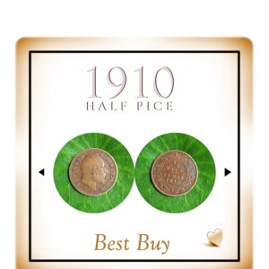1910 1/2 Half Pice Coin King Edward VII - Value Best Buy