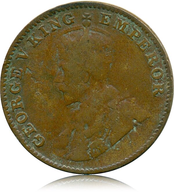 1926 George V One Quarter Anna Calcutta Mint O