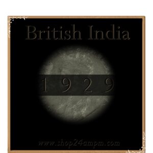 1929 One Quarter Anna Calcutta Mint George V King Emperor Coin Value