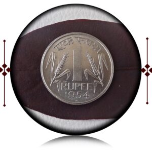 1954 1 Rupee Ek Rupiya - Class Coin - Found Rare