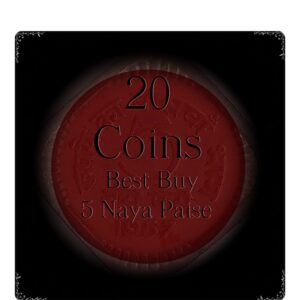 1957 5 Paise 20 coins