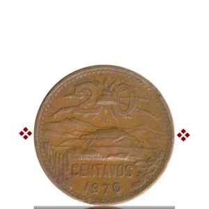 1970 Estados Unidos Mexicanos 20 Centavos