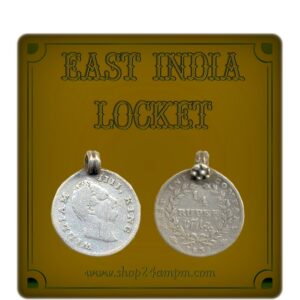 1835 1/4 Quarter Rupee King William East India Locket Coin