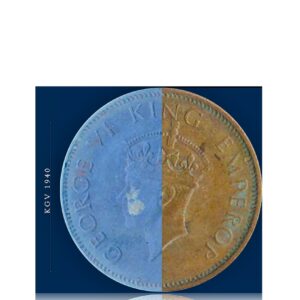 1940 1/4 Quarter Anna British India King George VI