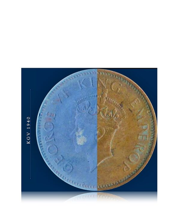 1940 1/4 Quarter Anna British India King George VI