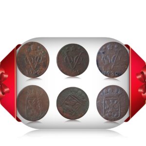 VOC 1734 1735 1736 Set of 3 Coins