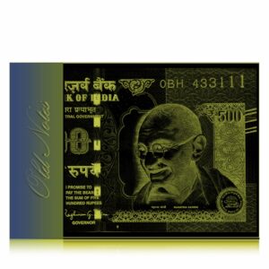 2015 Old 500 Rupee Fancy Number note sig by Raghuram Ji Rajan