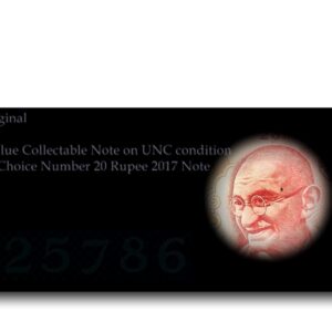 2017 20 rupee lucky choice number note sig by Raghuram G Rajan UNC VALUE