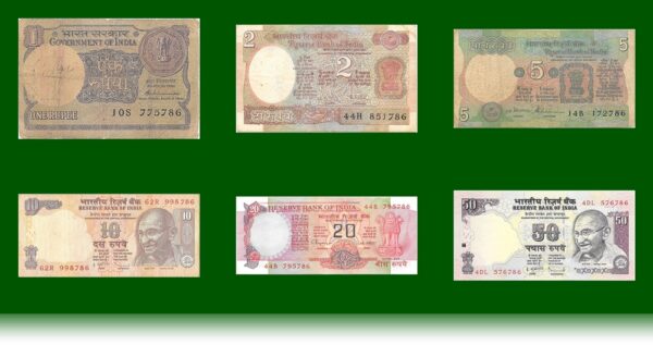 786 Lucky Number Rupee Notes - Worth Collecting 6 nos on shop24ampm.com O