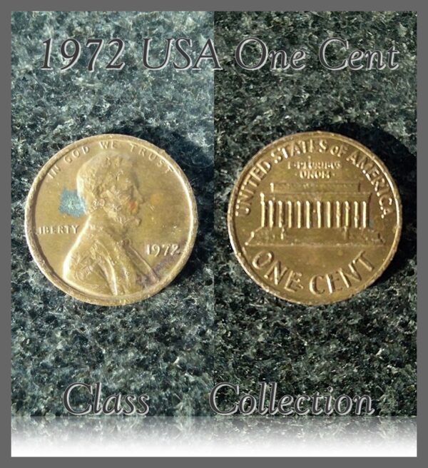 1972  1 Cent USA Coin - Class Collection
