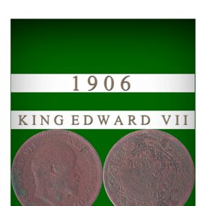 1906 Quarter Anna King Edward VII Bronze metal