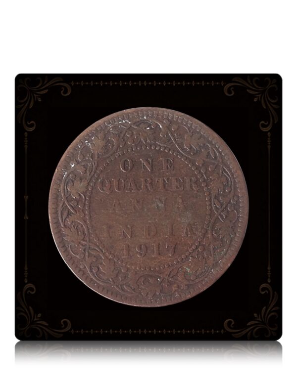 1917 Quarter Anna King G V British India Best Online Value Buy