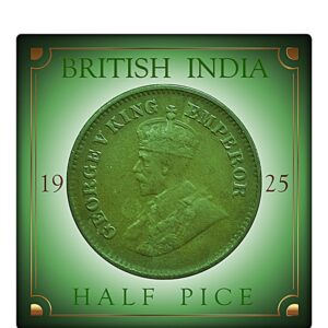 1925 Half Pice King George V Rare Best Found