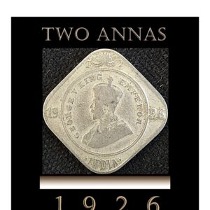 1926 2 Annas King George V Calcutta Mint - Worth Best Value -Best Buy