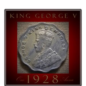 1928 1 Anna King George V -Worth Collecting - Best Value Found