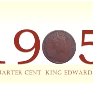 1905 Quarter Cent King Edward VII - Best Buy Straits Settlements