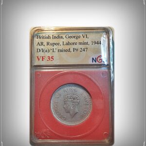 NGS Certified Coin 1944 King George VI Lahore Mint - best value online