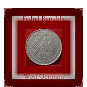 1969 2 Deutsche Mark West Germany F Grade