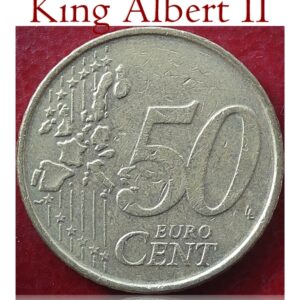 50 Euro Cent 2002- King Albert II Best Coin Value