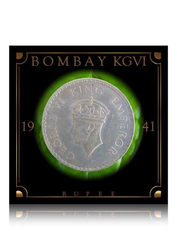 1941 1 Rupee King George VI Bombay Mint