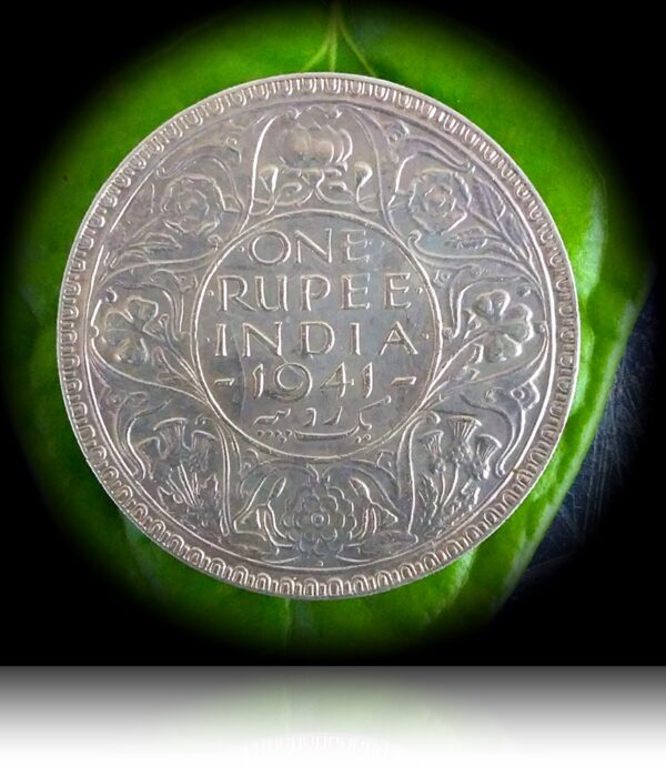 1941 1 Rupee King George VI Bombay Mint (R)