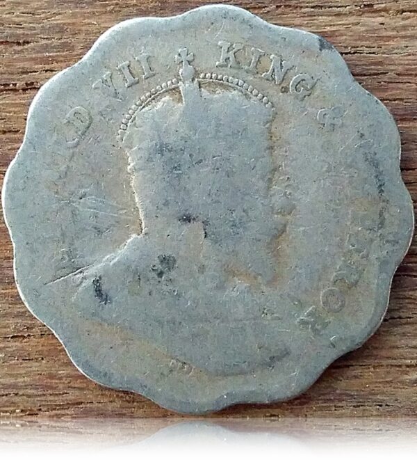 1909 1 Anna British India King Edward VII - rare Collection Coin - Best buy - Image 2