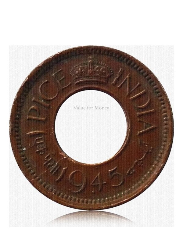 1945 1 pice British India Coin big Crown Best Online Value