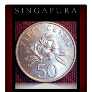 1987 50 cents Singapura Singapore coin Worth Collecting