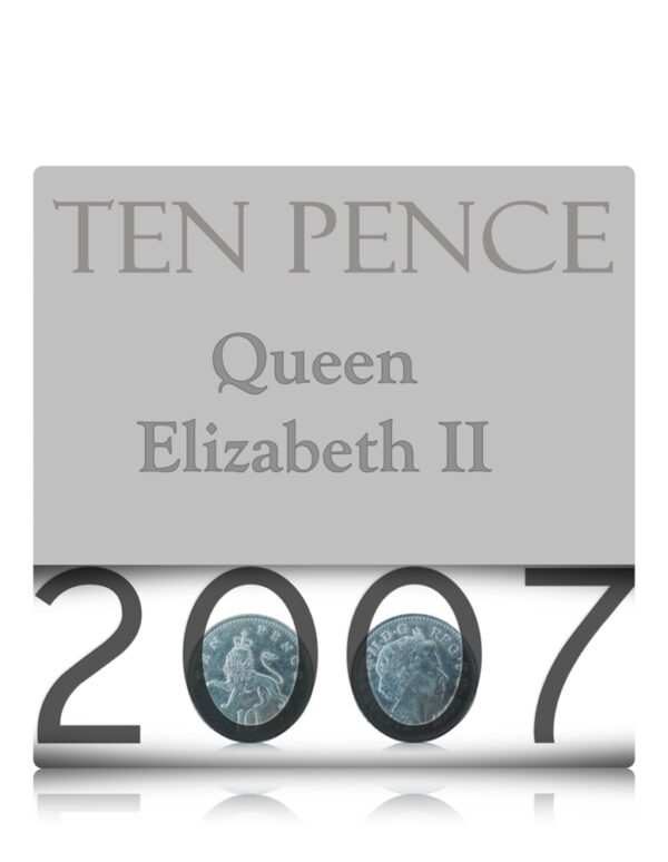2007 10 Pence Queen Elizabeth II Royal Queen Of UK - Worth Buy