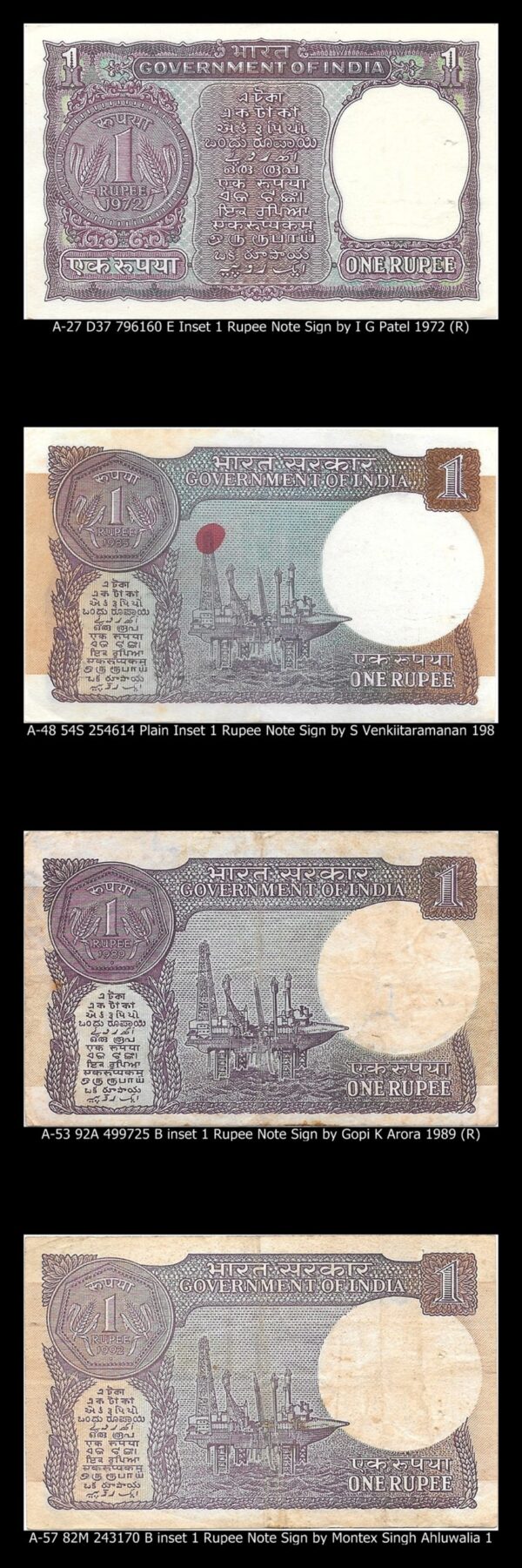 1 rupee notes combo collection best value worth online R