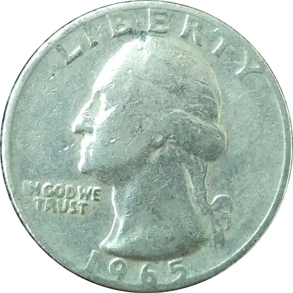 1965 Quarter Dollar United States Collector's Value coin - Worth Buy - Image 2