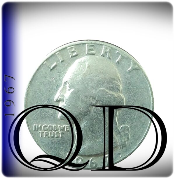 1967 Quarter Dollar USA Collector's Value coin- Best Buy