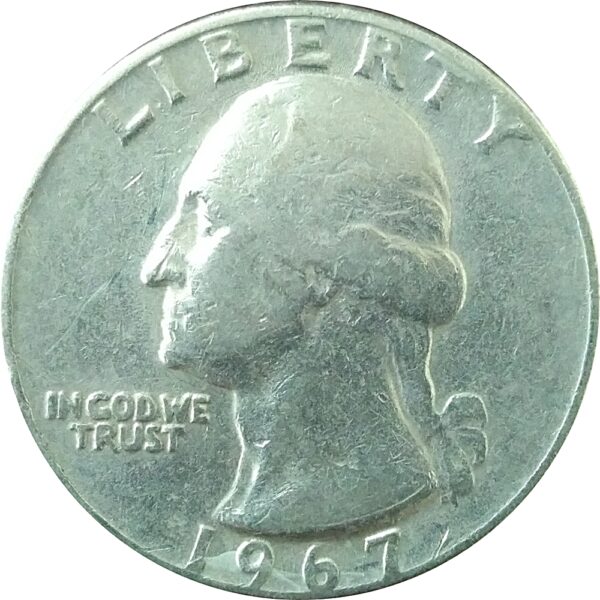 1967 Quarter Dollar USA Collector's Value coin- Best Buy - Image 2