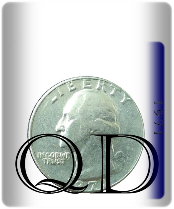 1971 Quarter Dollar D marked United States Collector's Value coin - Worth Buy