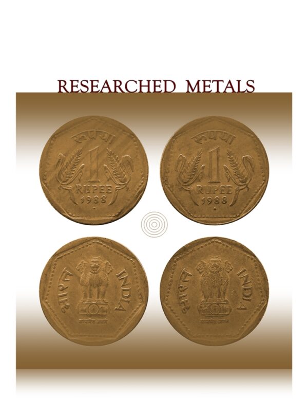 1988 1 Rupee Bombay Big & Small Mint mark with variety's of Lion Chest hair - Worth Collecting