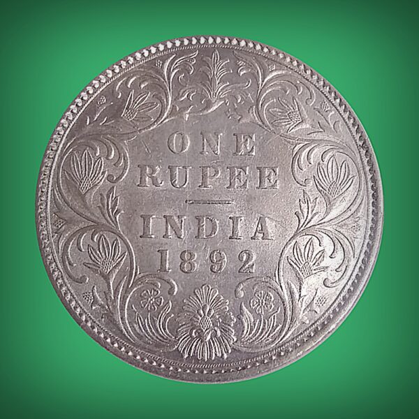1892 1 Rupee Queen Victoria Empress Class Collection - All time Worth - Image 3