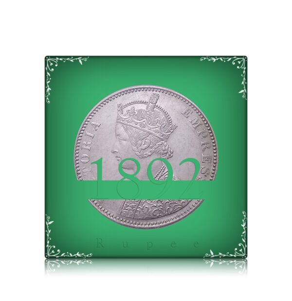 1892 1 Rupee Queen Victoria Empress Class Collection - All time Worth