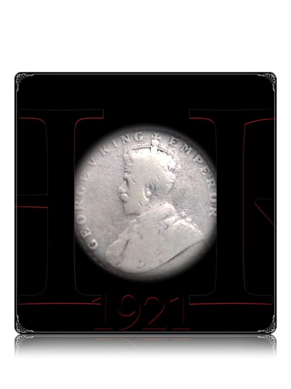 1921 Half Rupee King George V British India - Best Value Buy - Worth Collecting