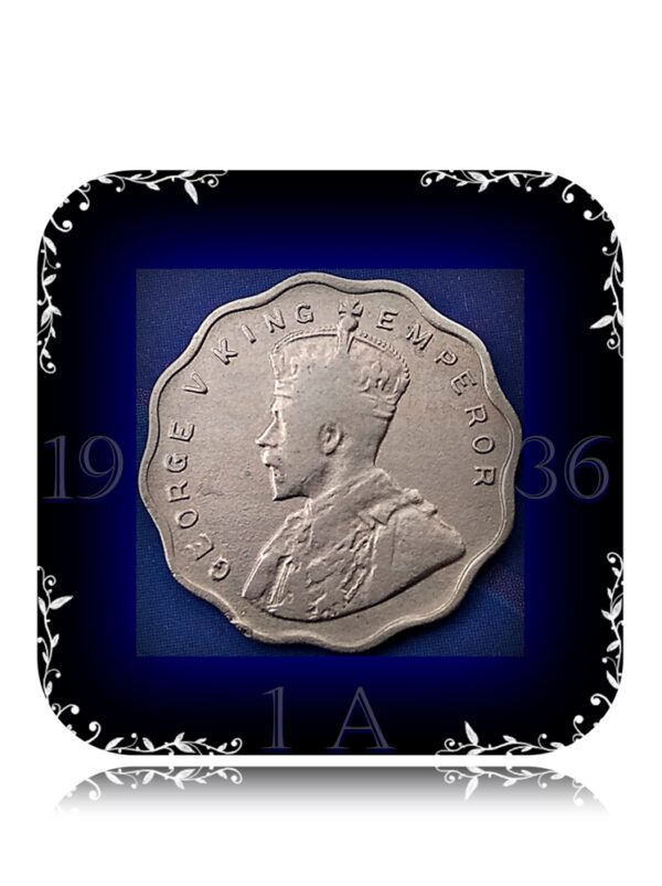 1936 1 Anna King George V British India - Bombay best buy