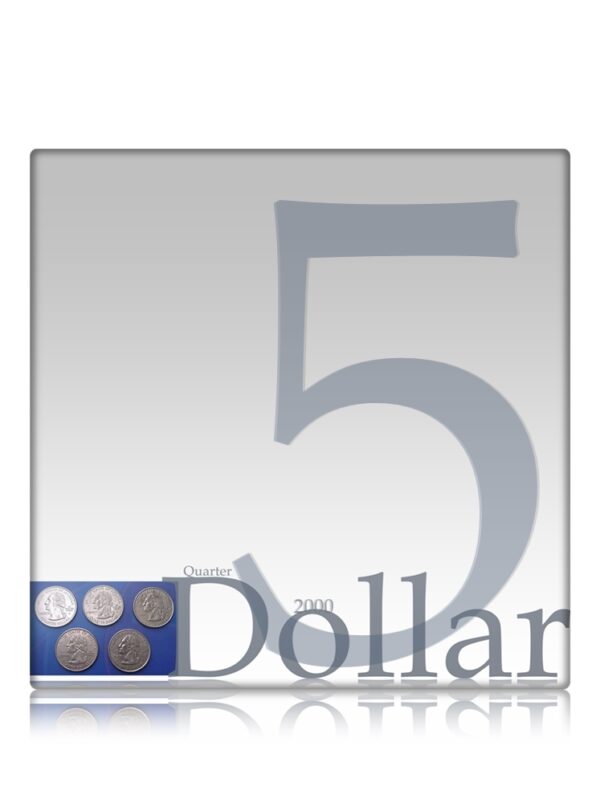 USA 50 State Quarter Series 2000 full set 5 coins Rare