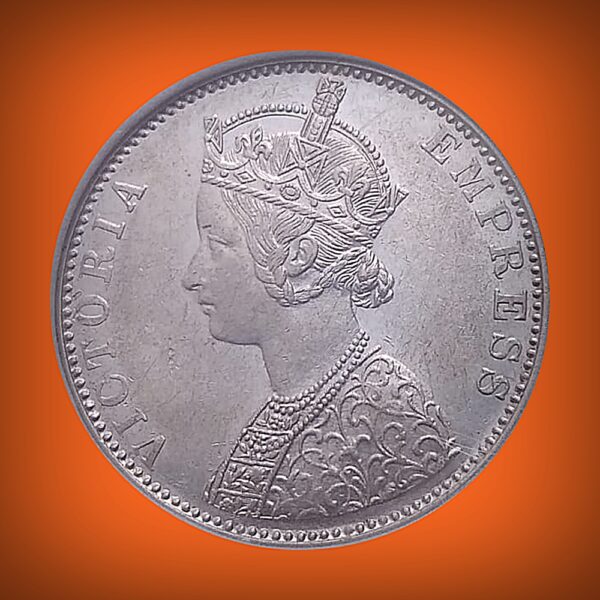 1886 1 Rupee Queen Victoria Empress Class Collection - All time Worth - Image 2