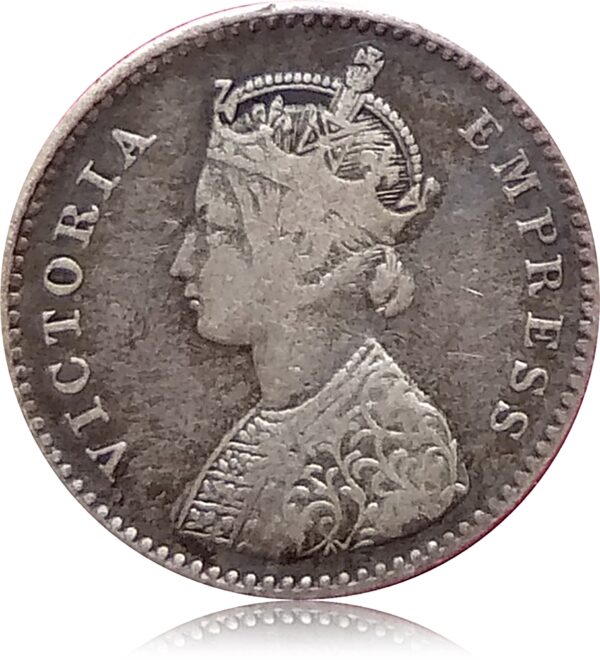 1884 Two Annas British India Victoria Empress - Best Buy - Image 2