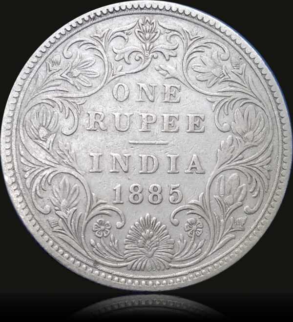 1885 1 Rupee British India Queen Victoria Empress- Best Buy - Image 3